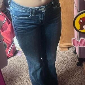 BKE Women's Dark Blue Boot Cut Jeans